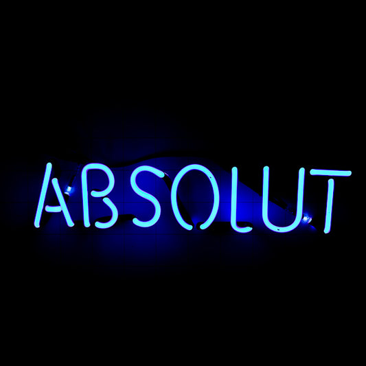 ABSOLUT Single Stroke Word unit for Absolut Vodka Replacement Tube - Neon Sign Part