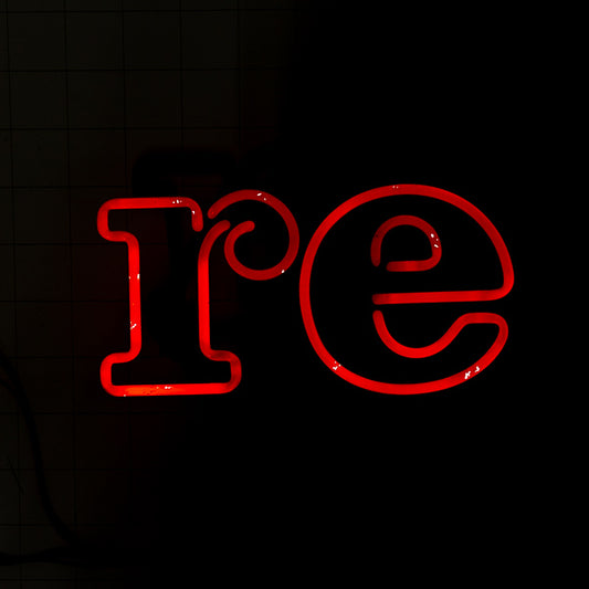 re Double Stroke Word unit for Red Stag by Jim Beam Replacement Tube - Neon Sign Part