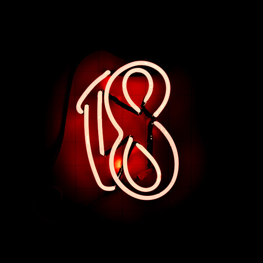 18 Double Stroke Word unit for 180 Energy Drink Replacement Tube - Neon Sign Part