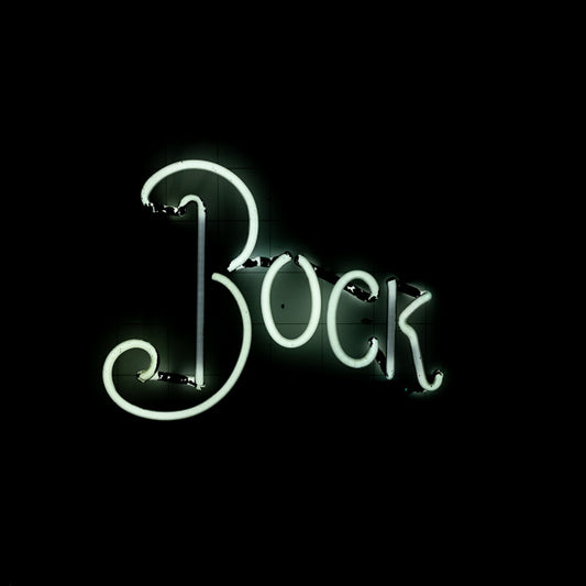 Bock Single Stoke Word unit for Michelob Amber Bock Replacement Tube - Neon Sign Part