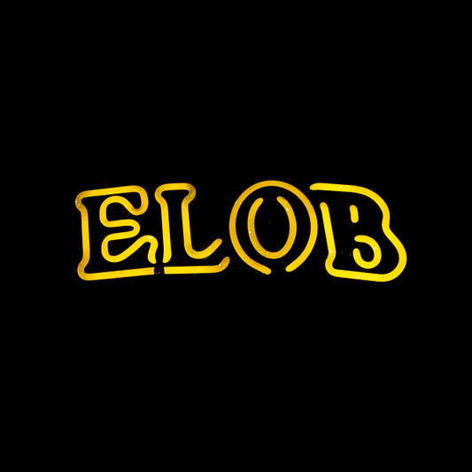 ELOB Yellow Double Stoke Word unit for Michelob Replacement Tube - Neon Sign Part