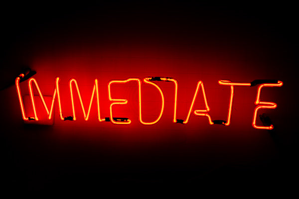 IMMEDIATE Single Stoke Word unit Replacement Tube - Neon Sign Part