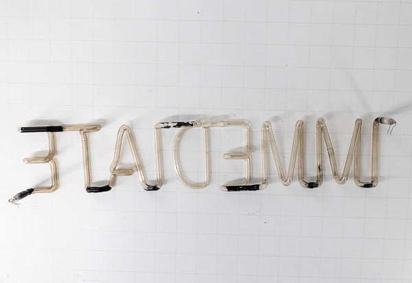 IMMEDIATE Single Stoke Word unit Replacement Tube - Neon Sign Part