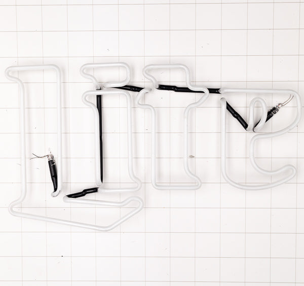 Lite Single Stoke Word unit for Large Miller Lite Replacement Tube - Neon Sign Part