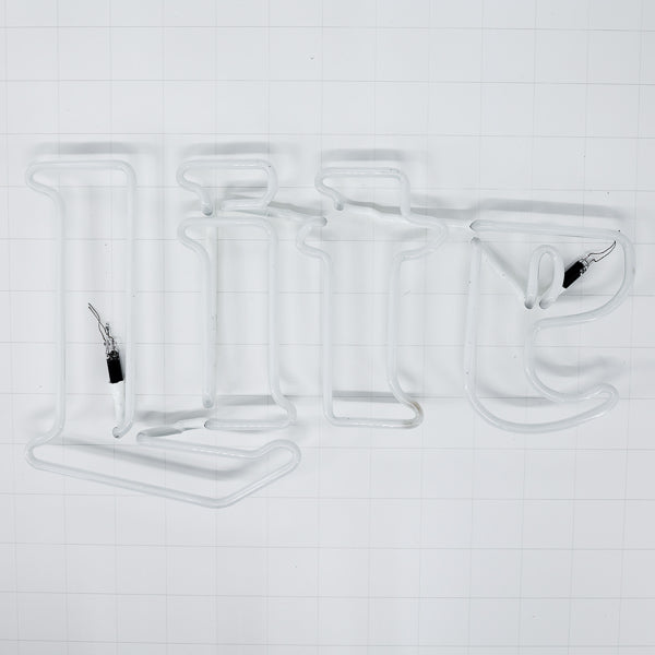 Lite Single Stoke Word unit for Large Miller Lite Replacement Tube - Neon Sign Part