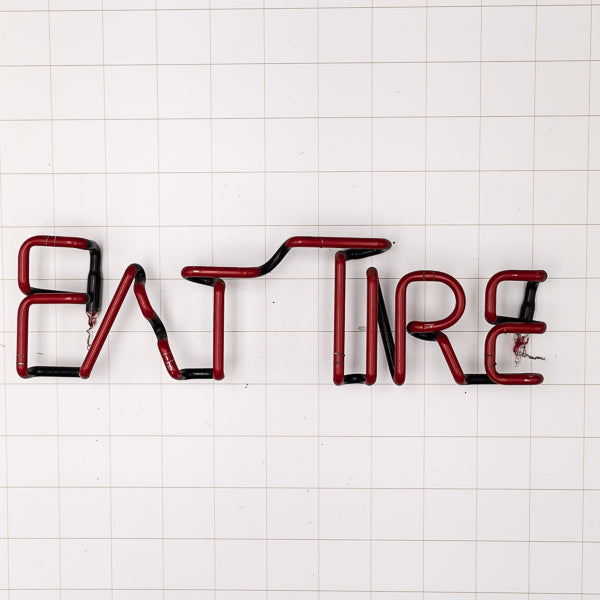 FAT TIRE Single Stroke Word unit Replacement Tube - Neon Sign Part