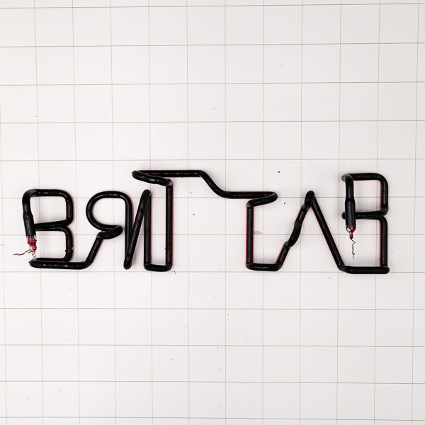 FAT TIRE Single Stroke Word unit Replacement Tube - Neon Sign Part