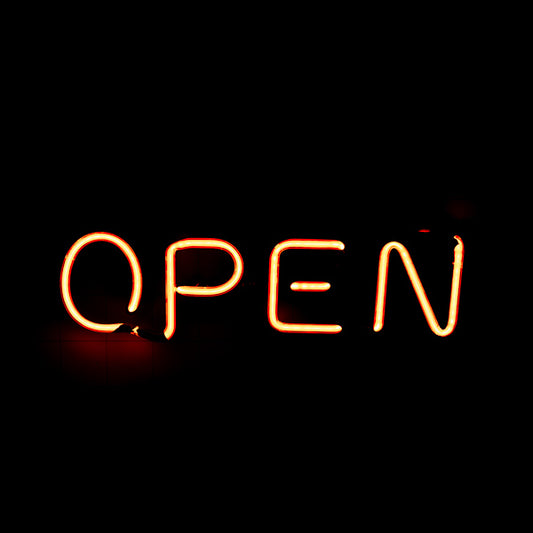 OPEN Singe Stroke Word unit Replacement Tube - Neon Sign Part