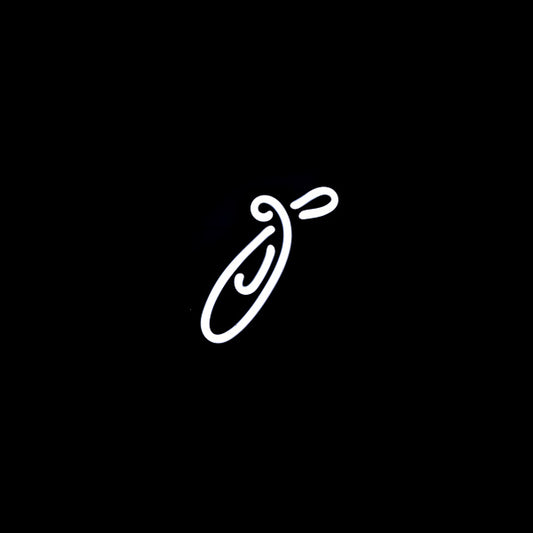 Bottom of Z Double Stroke Script Word unit for Schlitz Replacement Tube - Neon Sign Part