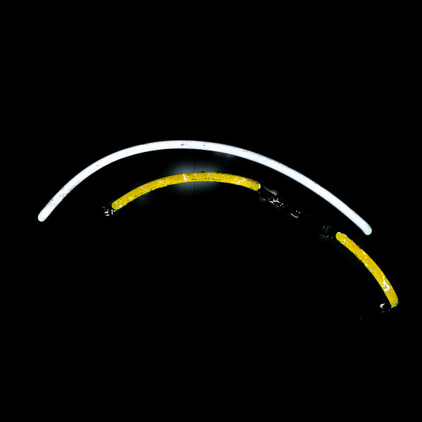 Top Left Yellow and White Border for Large Miller Lite Replacement Tube - Neon Sign Part