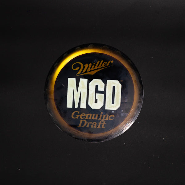 Miller Genuine Draft MGD Neon Sign Plastic Replacement Panel