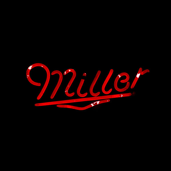 Miller Script Word unit for Miller Genuine Draft Replacement Tube - Neon Sign Part