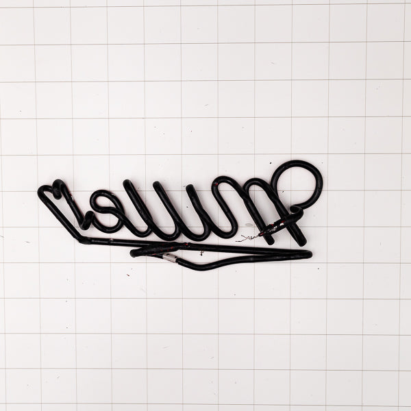 Miller Script Word unit for Miller Genuine Draft Replacement Tube - Neon Sign Part