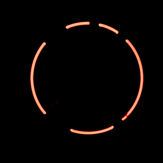 Unknown/ Mystery Red Border Replacement Tube - Neon Sign Part
