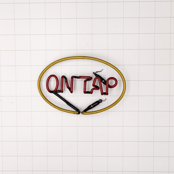 ON TAP Single Stoke Word Unit with Circle Border for Sierra Nevada Replacement Tube - Neon Sign Part
