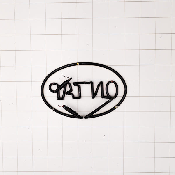 ON TAP Single Stoke Word Unit with Circle Border for Sierra Nevada Replacement Tube - Neon Sign Part