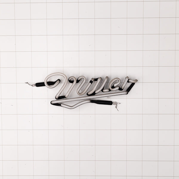 Miller Script Word unit with emphasis Replacement Tube - Neon Sign Part