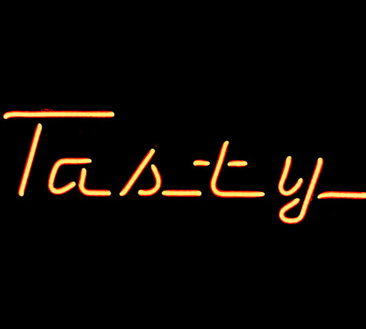 Tasty Script Word unit for Tasty Sub or Unknown / Mystery Replacement Tube - Neon Sign Part