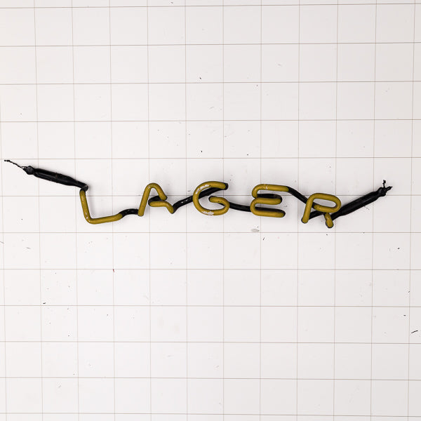 LAGER Single Stroke Word unit for Moosehead Replacement Tube - Neon Sign Part