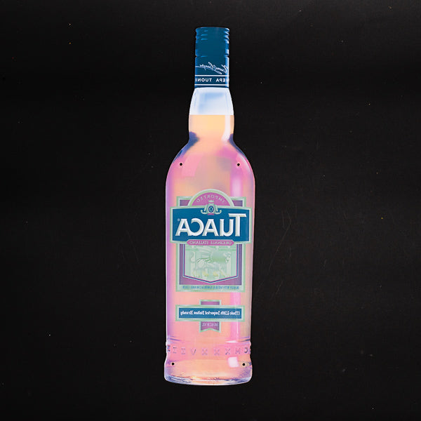 Tuaca Bottle Neon Sign Plastic Replacement Panel