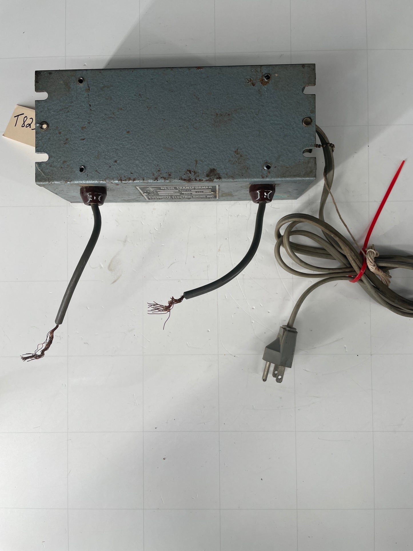 Everbrite Gray Vintage Core & Coil Neon Sign Replacement Transformer – 7Kv