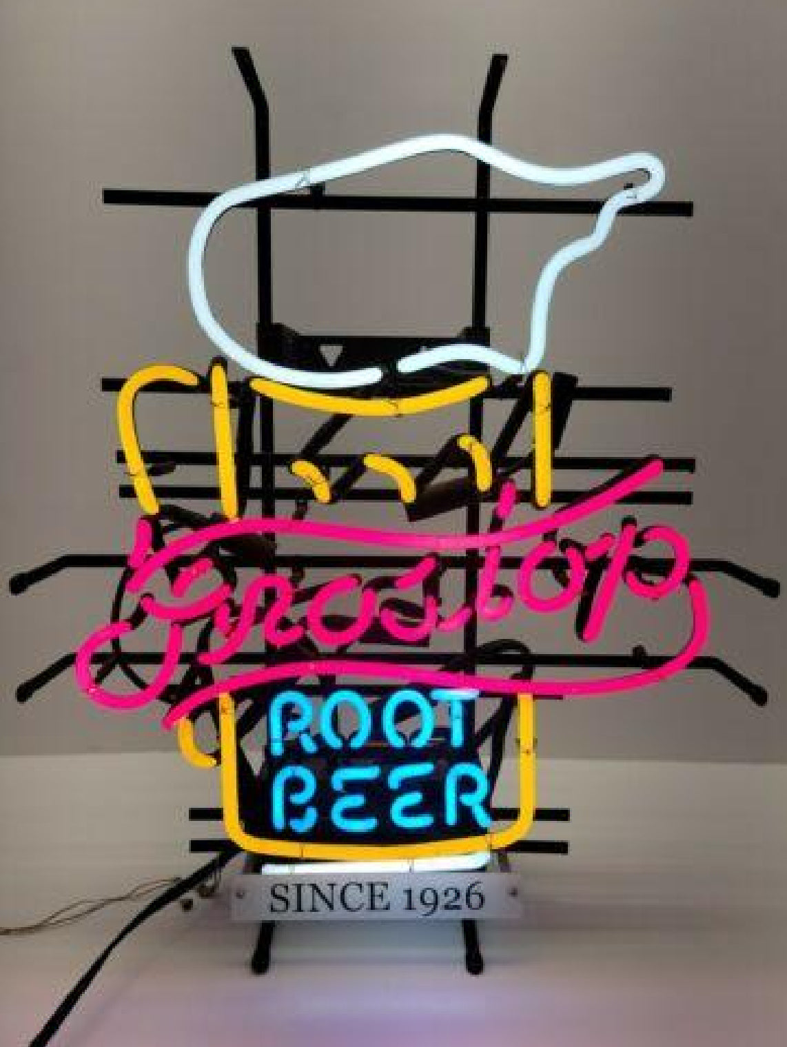 ROOT BEER Single Stroke Word Unit & Border / Mug Replacement Tube - Neon Sign Part