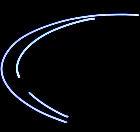 Left Swoosh Border for Bud Light Golden Wheat Replacement Tube - Neon Sign Part