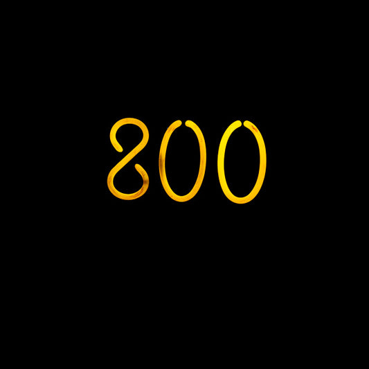 800 Word unit for Old English 800 Replacement Tube - Neon Sign Part