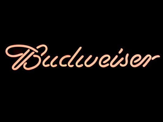 Budweiser Single Stroke Word unit for Budweiser Rams and Others Replacement Tube - Neon Sign Part