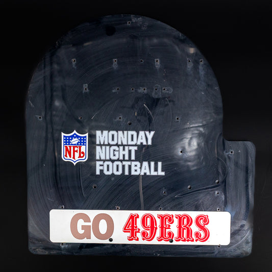 Miller Lite NFL Monday Night Football Go 49ERS Neon Sign Plastic Replacement Panel