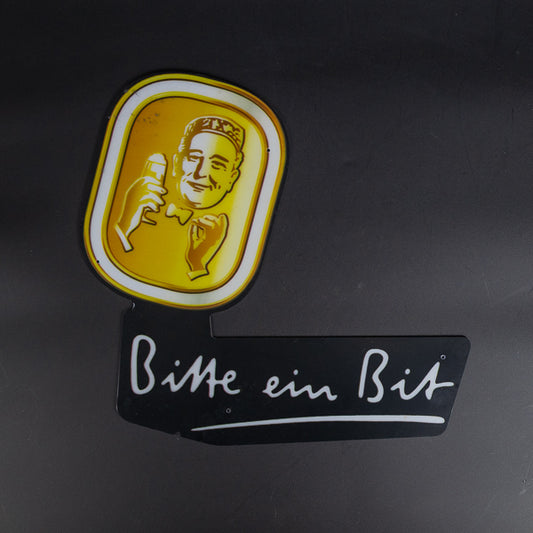 Bitte Ein Bit for Bitburger Neon Sign Plastic Replacement Panel
