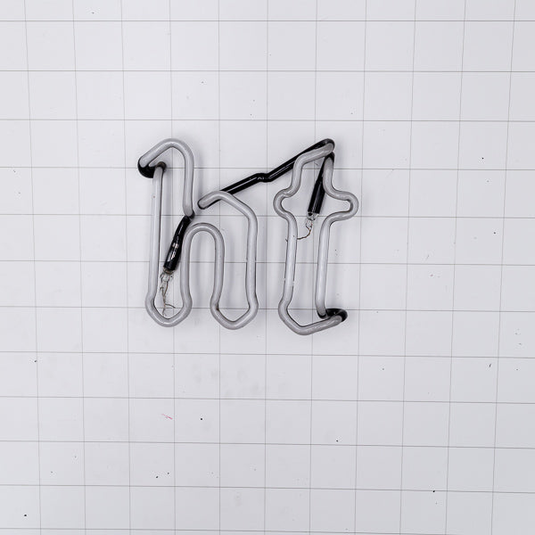 ht Double Stroke Blue Word unit for Large Corona Light Replacement Tube - Neon Sign Part