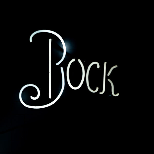 BOCK Single Stroke Word unit for Amber Bock Michelob Replacement Tube - Neon Sign Part