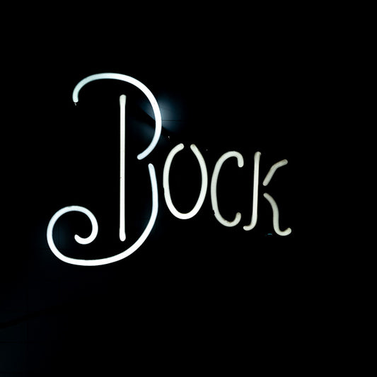BOCK Single Stroke Word unit for Amber Bock Michelob Replacement Tube - Neon Sign Part