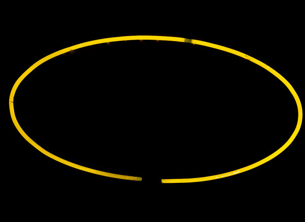 Large Oval Yellow Border Unit Replacement Tube - Neon Sign Part