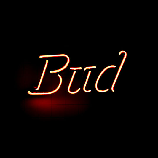 Bud Single Stroke Word unit for Bud Lake Palm Wave Replacement Tube - Neon Sign Part