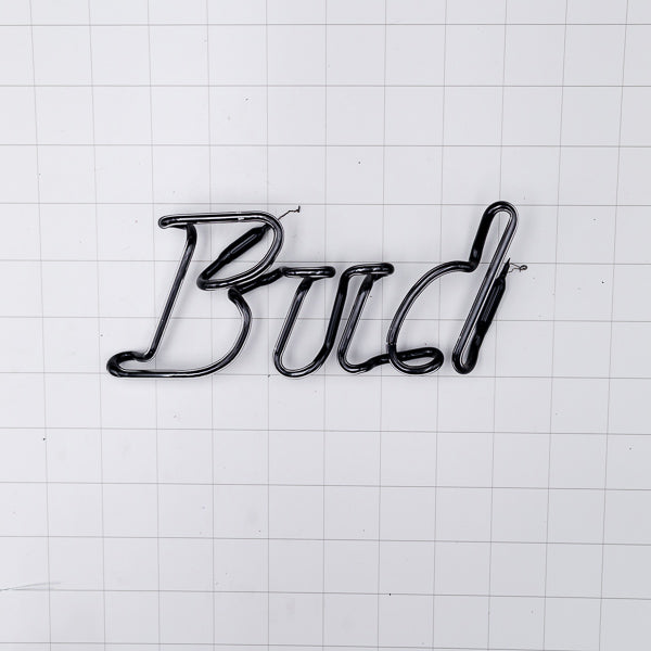 Bud Single Stroke Word unit for Bud Lake Palm Wave Replacement Tube - Neon Sign Part