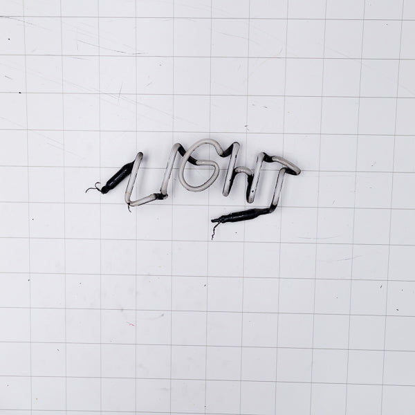 LIGHT Arched Single Stroke Word Unit for Coors Light Coyote Replacement Tube - Neon Sign Part