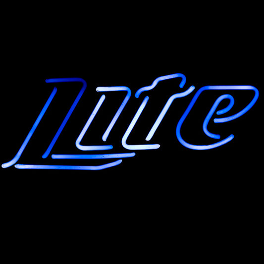 Lite Double Stroke Word unit for Miller Lite Replacement Tube - Neon Sign Part