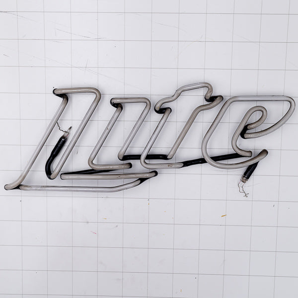 Lite Double Stroke Word unit for Miller Lite Replacement Tube - Neon Sign Part