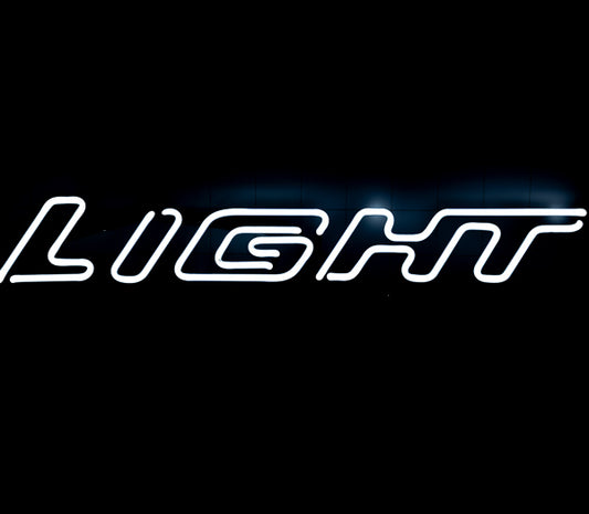 LIGHT Double Stroke Word unit for Bud Light Spring Break Replacement Tube - Neon Sign Part