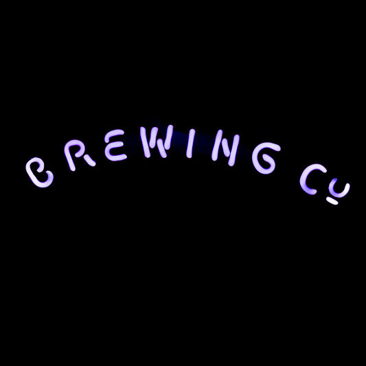 BREWING Co Arched Single Stroke Word unit for Boulevard Brewing Company Replacement Tube - Neon Sign Part