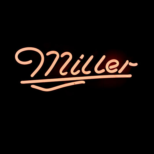 Miller Single Stroke Word unit for Miller Genuine Draft Replacement Tube - Neon Sign Part