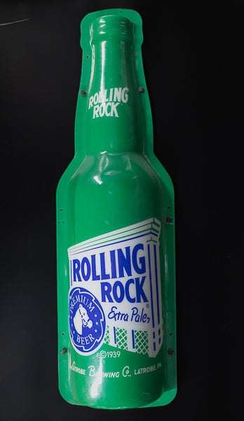 Rolling Rock Bottle Neon Sign Plastic Replacement Panel