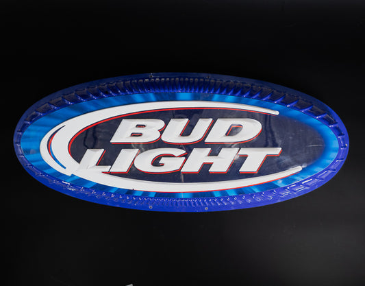 Bud Light Neon Sign Plastic Replacement Panel
