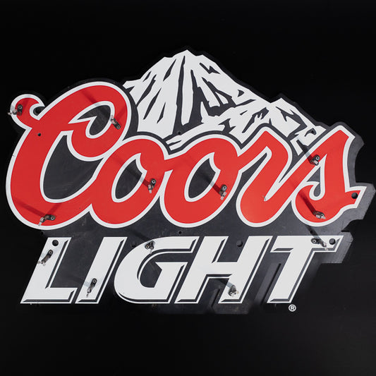 Coors Light Neon Sign Plastic Replacement Panel