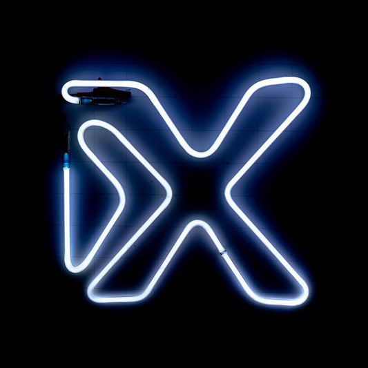 Left / Right Double Stroke X Back Light / Grid for Cerveza XX Dos Equis Replacement Tube - Neon Sign Part