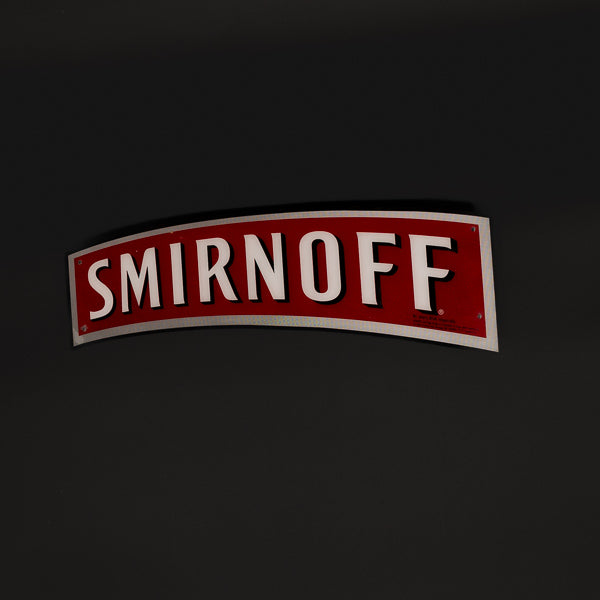 Smirnoff Neon Sign Plastic Replacement Panel