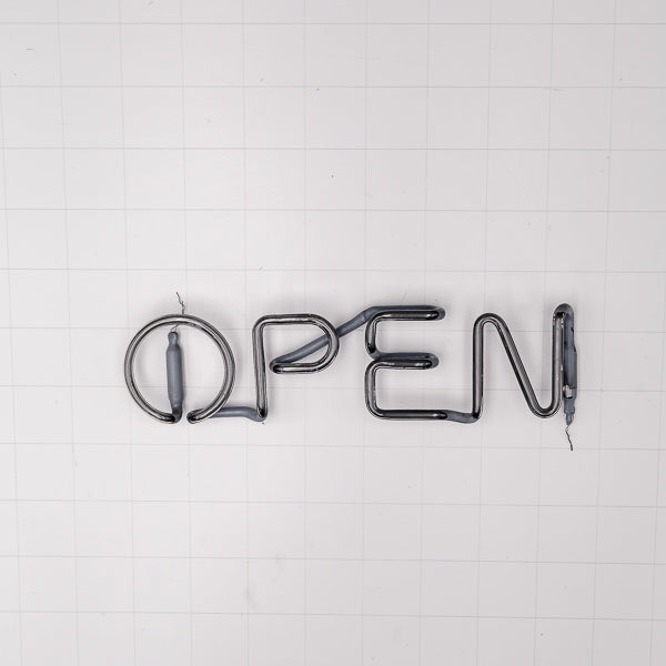 OPEN Single Stroke Word unit for Miller Lite Splash Can Replacement Tube - Neon Sign Part