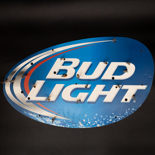 Bud Light Neon Sign Plastic Replacement Panel